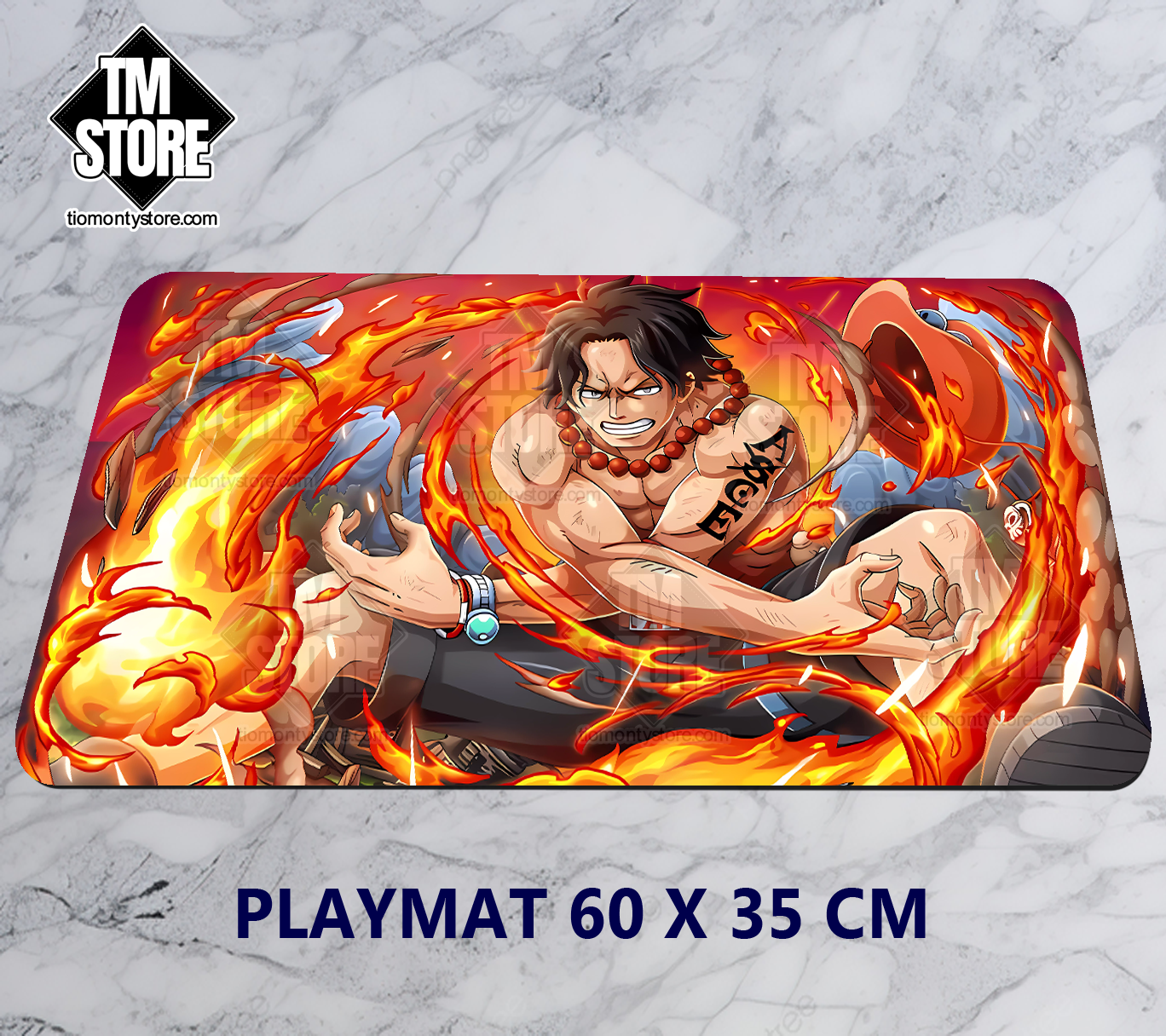 One Piece Ace Playmat