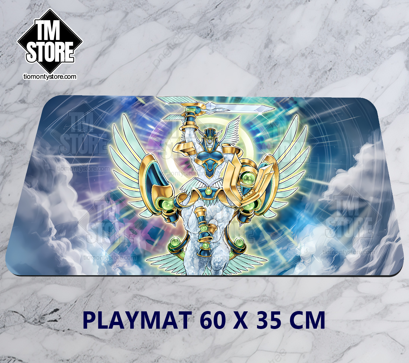 Playmat Yu-Gi-Oh Avenging Knight Parshath