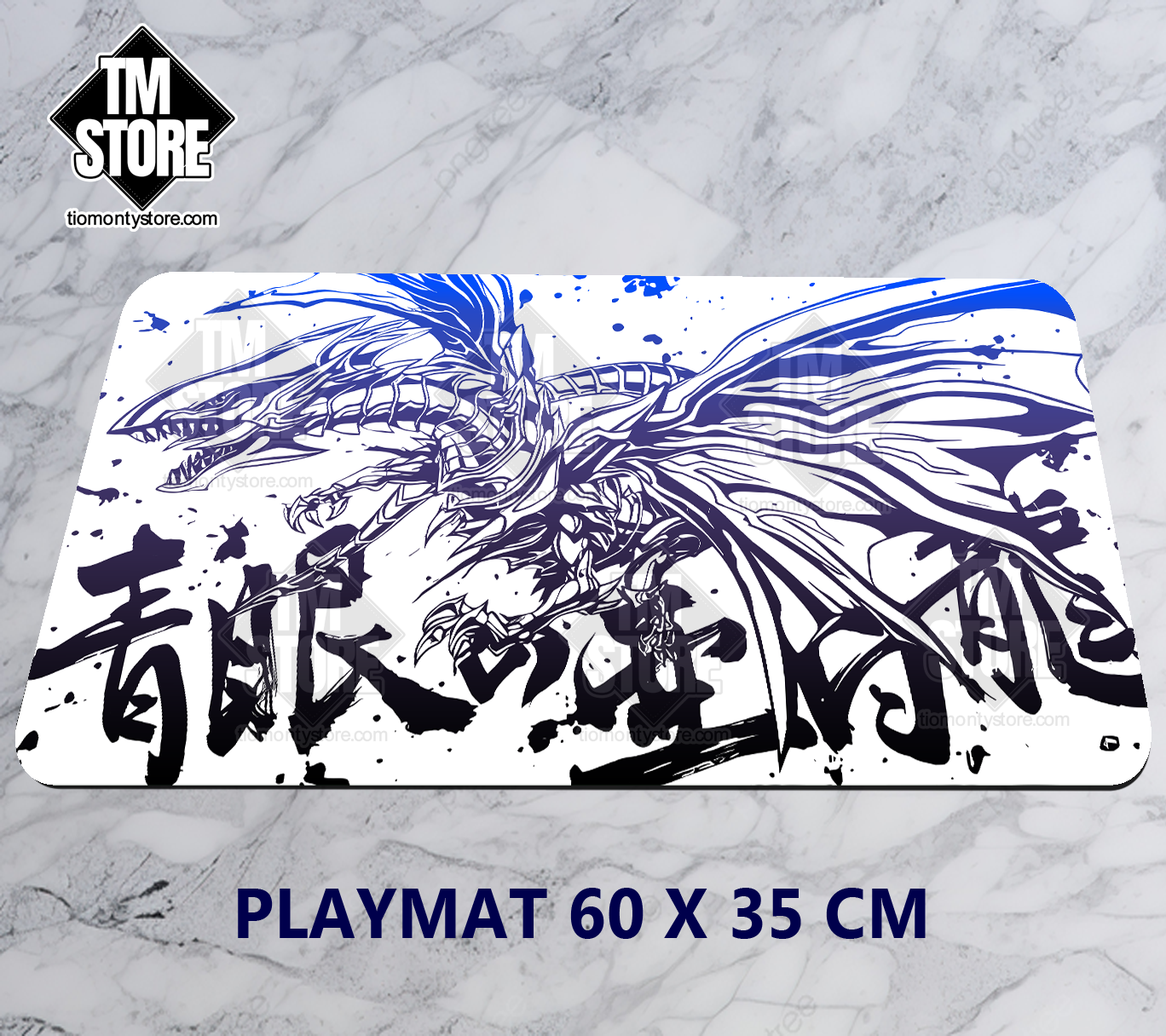 Playmat Yu-Gi-Oh - Blue-Eyes Alternative White Dragon Japan Championship