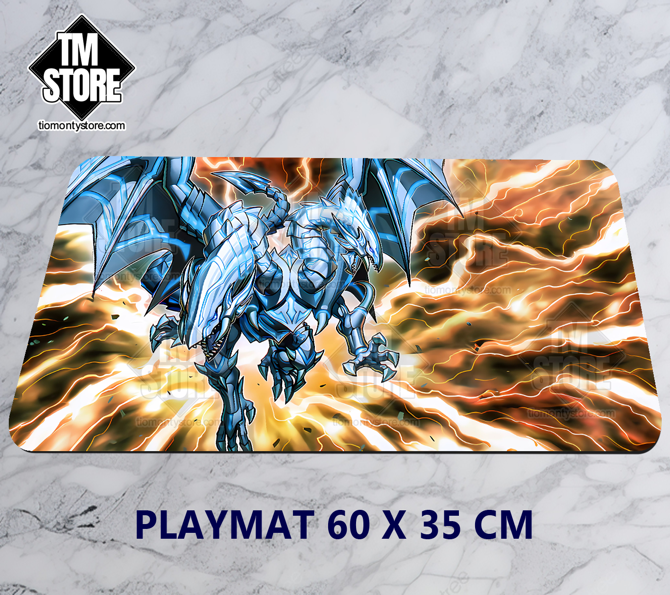 Playmat Yu-Gi-Oh - Blue Eyes Twin Burst Dragon