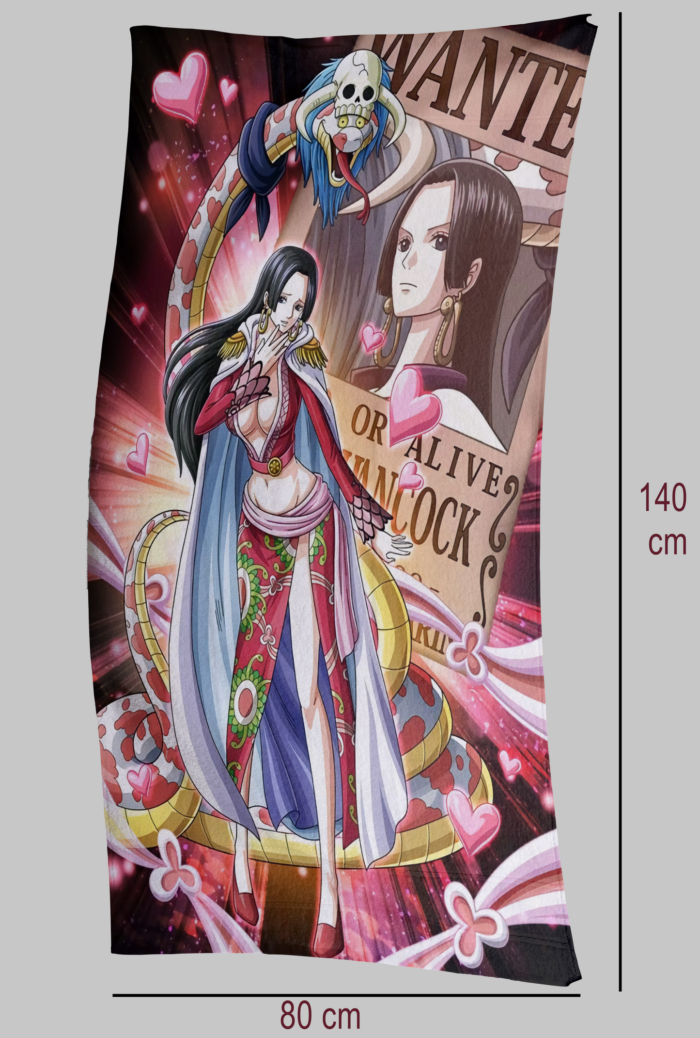 One Piece Boa Hancock Standard Towel