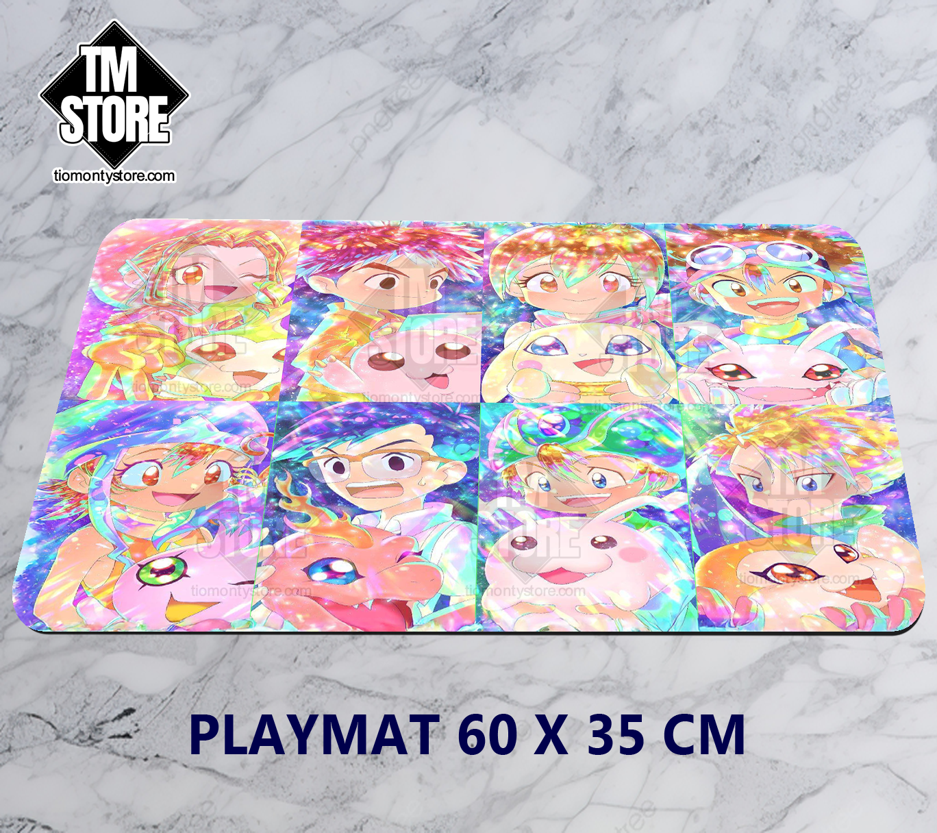 Playmat Digimon - Chosen Children Diamond Art Digimon 01