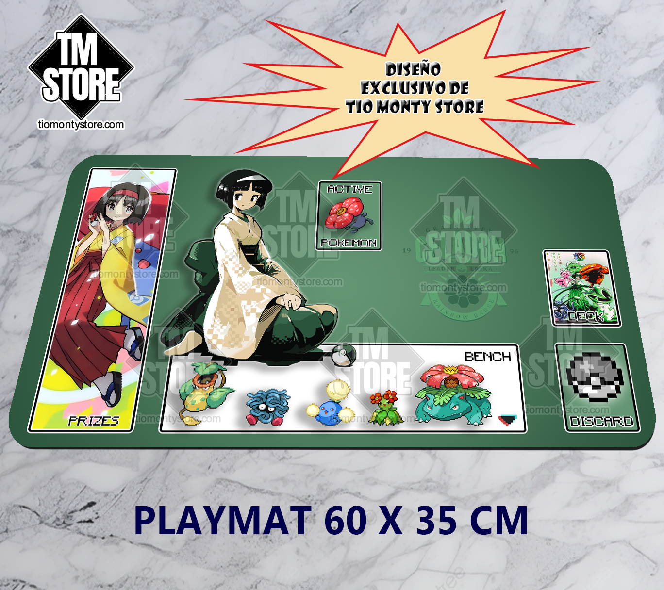 Playmat Pokémon - Erika Celadon Gym Exclusive TM Store