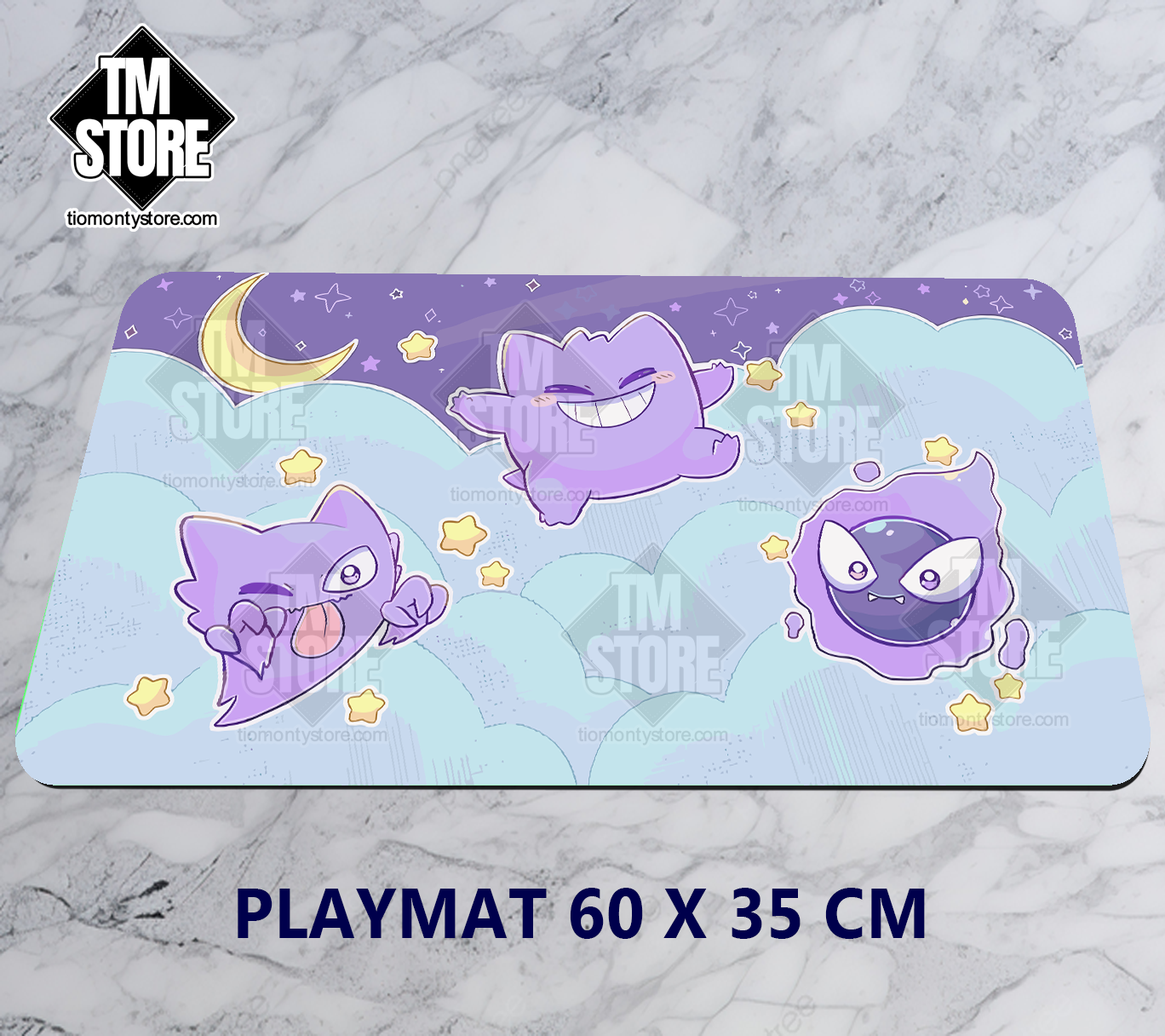 Playmat Pokémon Gastly Evolution Line Cute