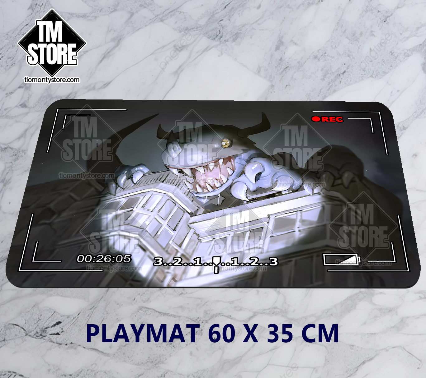 Playmat Digimon - Greymon (Virus)