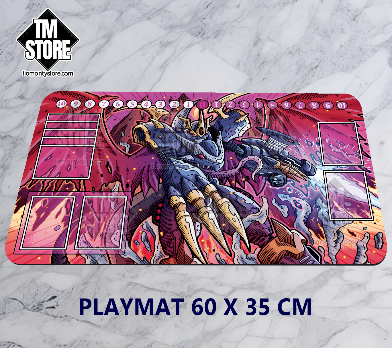 Playmat Digimon - Imperialdramon Virus