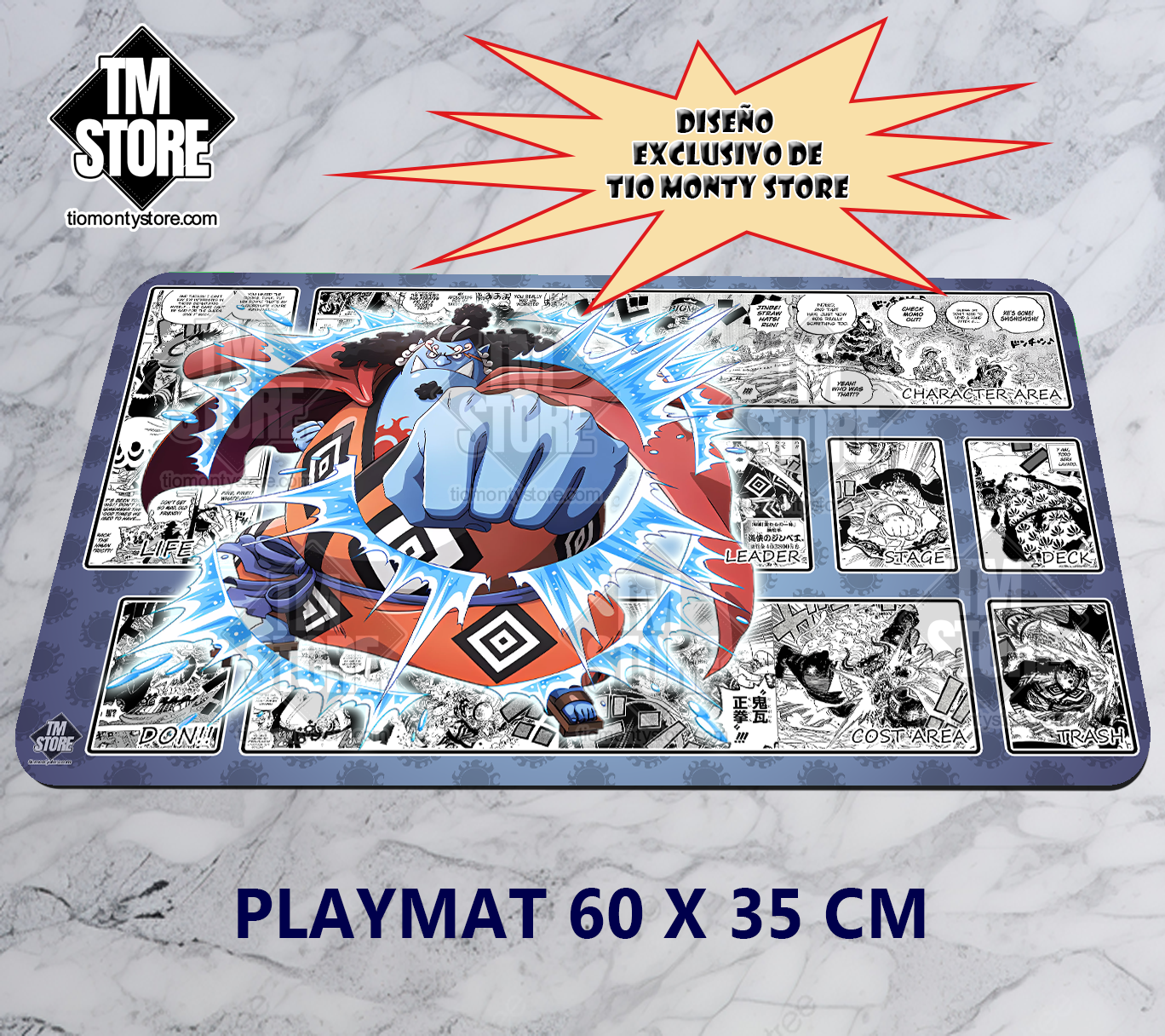 Playmat One Piece - Jinbe manga exclusive TM store Op.1