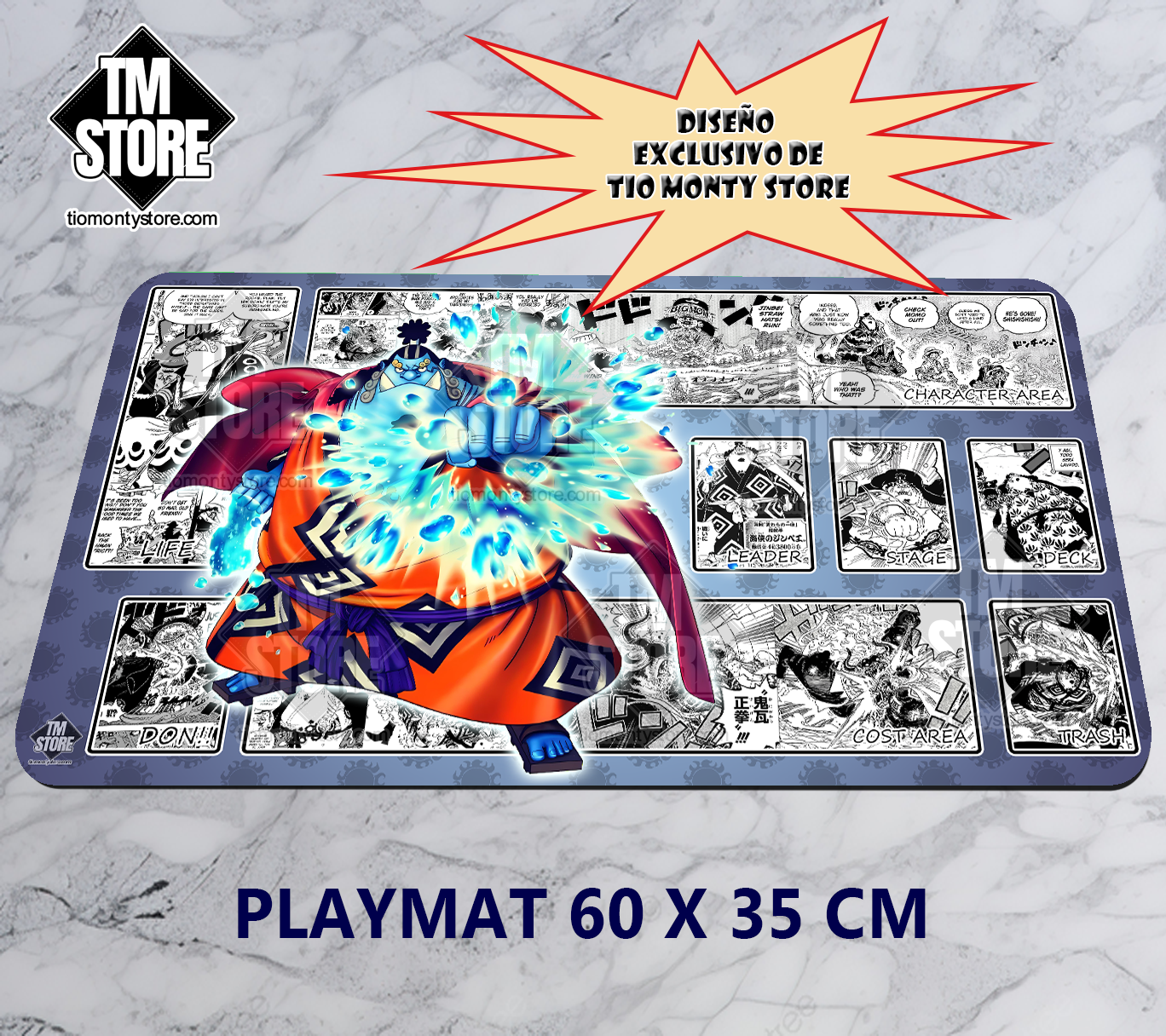 Playmat One Piece - Jinbe manga exclusive TM store Op.3