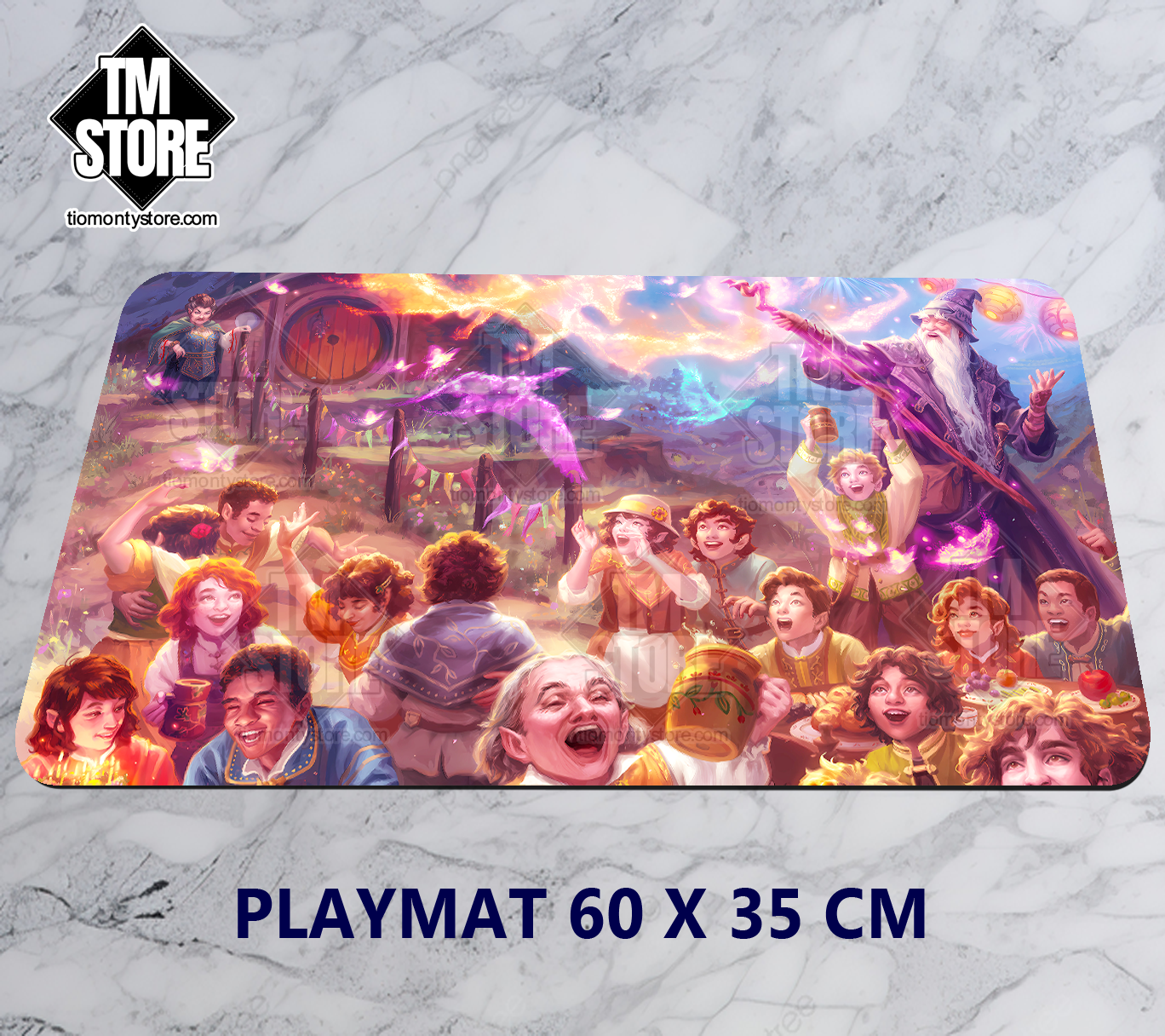 Playmat MTG - LOTR Bilbo Birthday Scene