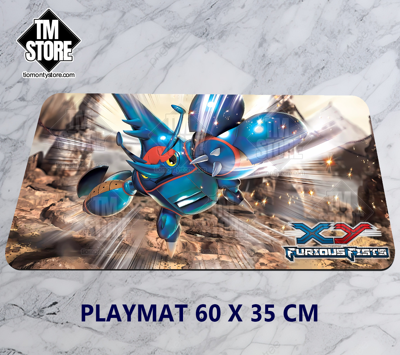 Pokémon Mega Heracross XY Playmat