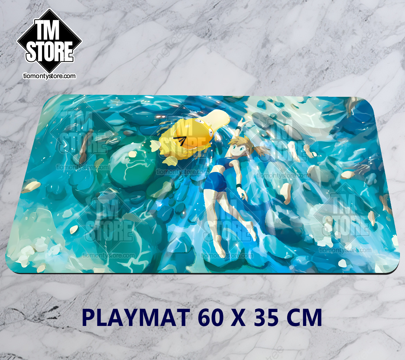 Pokémon Playmat - Misty's Psyduck AA