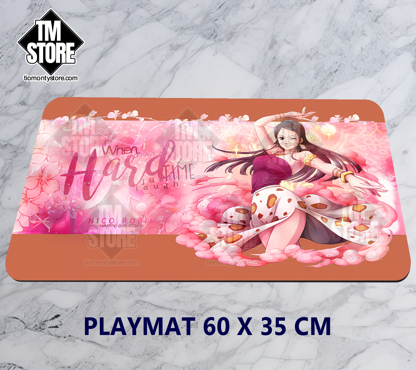 Playmat One Piece Nico Robin Happy Birthday