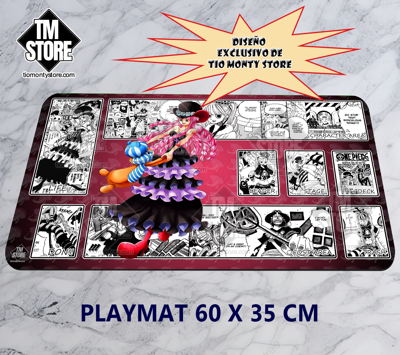 Playmat One Piece - Perona manga exclusive TM store Op.4