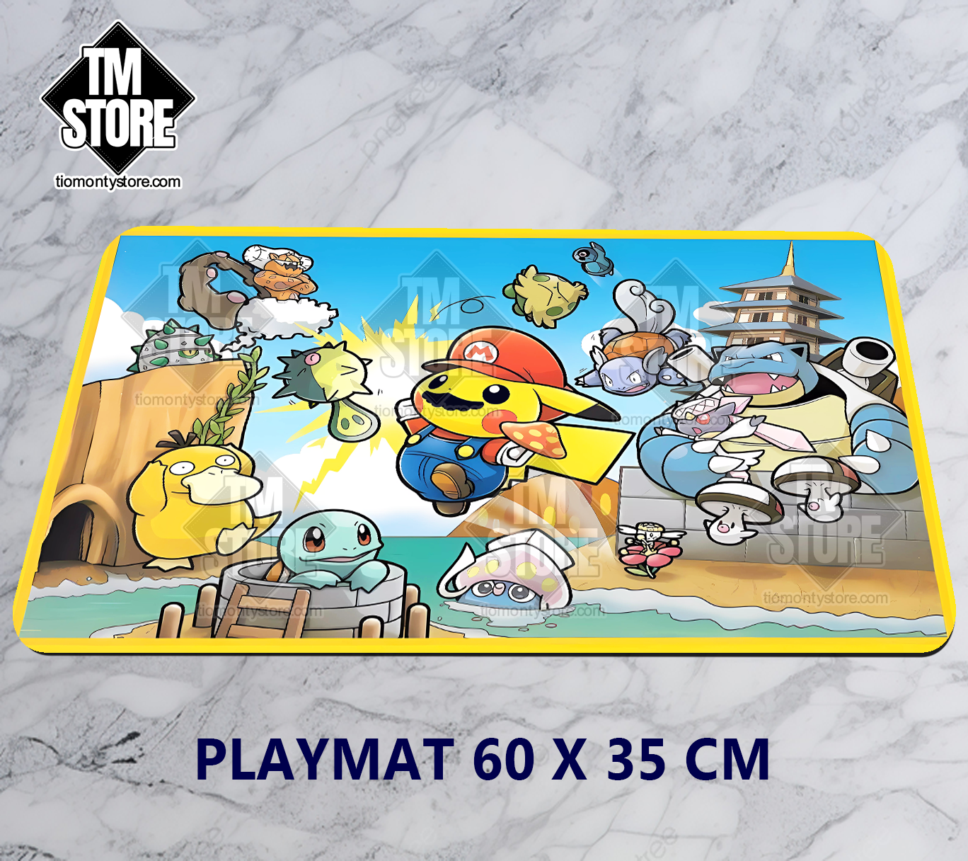 Playmat Pokémon - Pokemon x Mario Bros