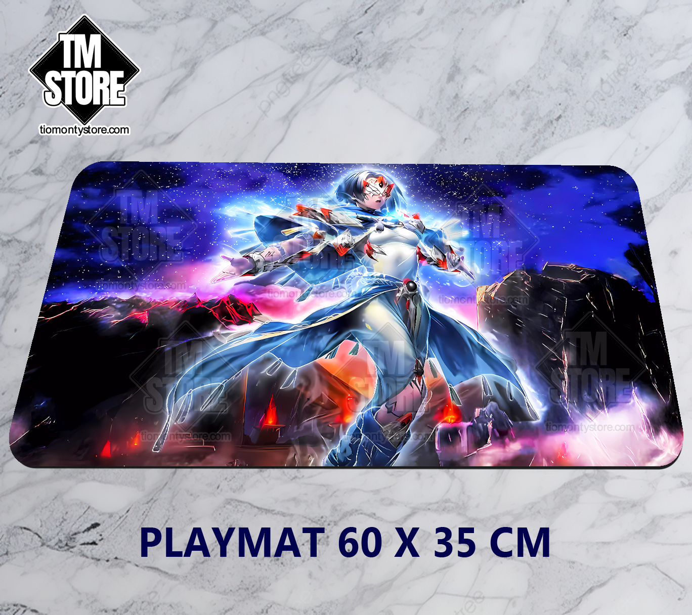 Playmat Yu-Gi-Oh - Priestess of the Ashened City