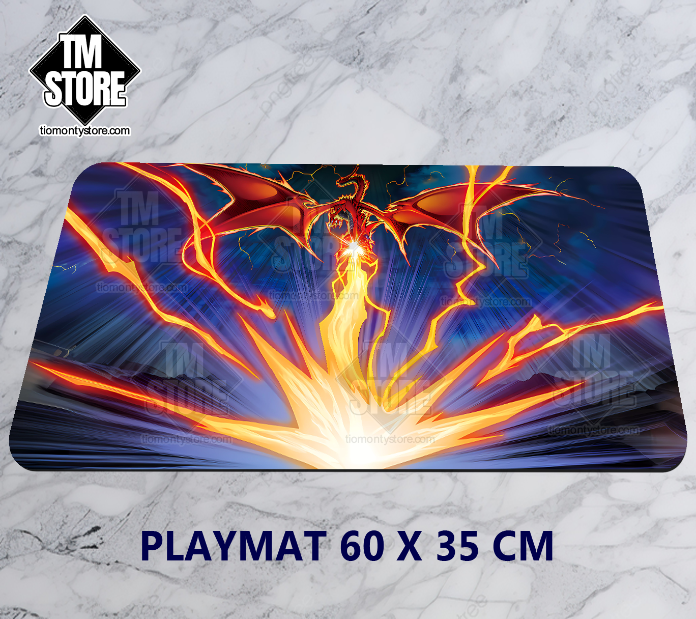 Playmat Yu-Gi-Oh - Raigeki (alternate art)