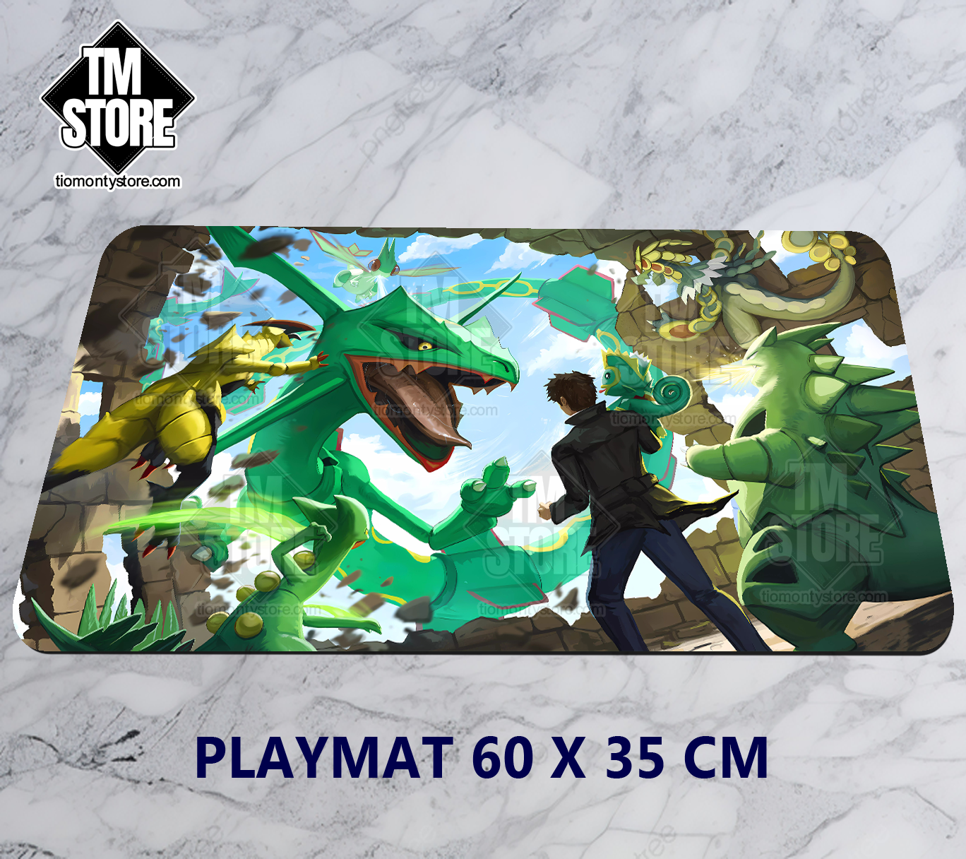 Playmat Pokémon Rayquaza Battle