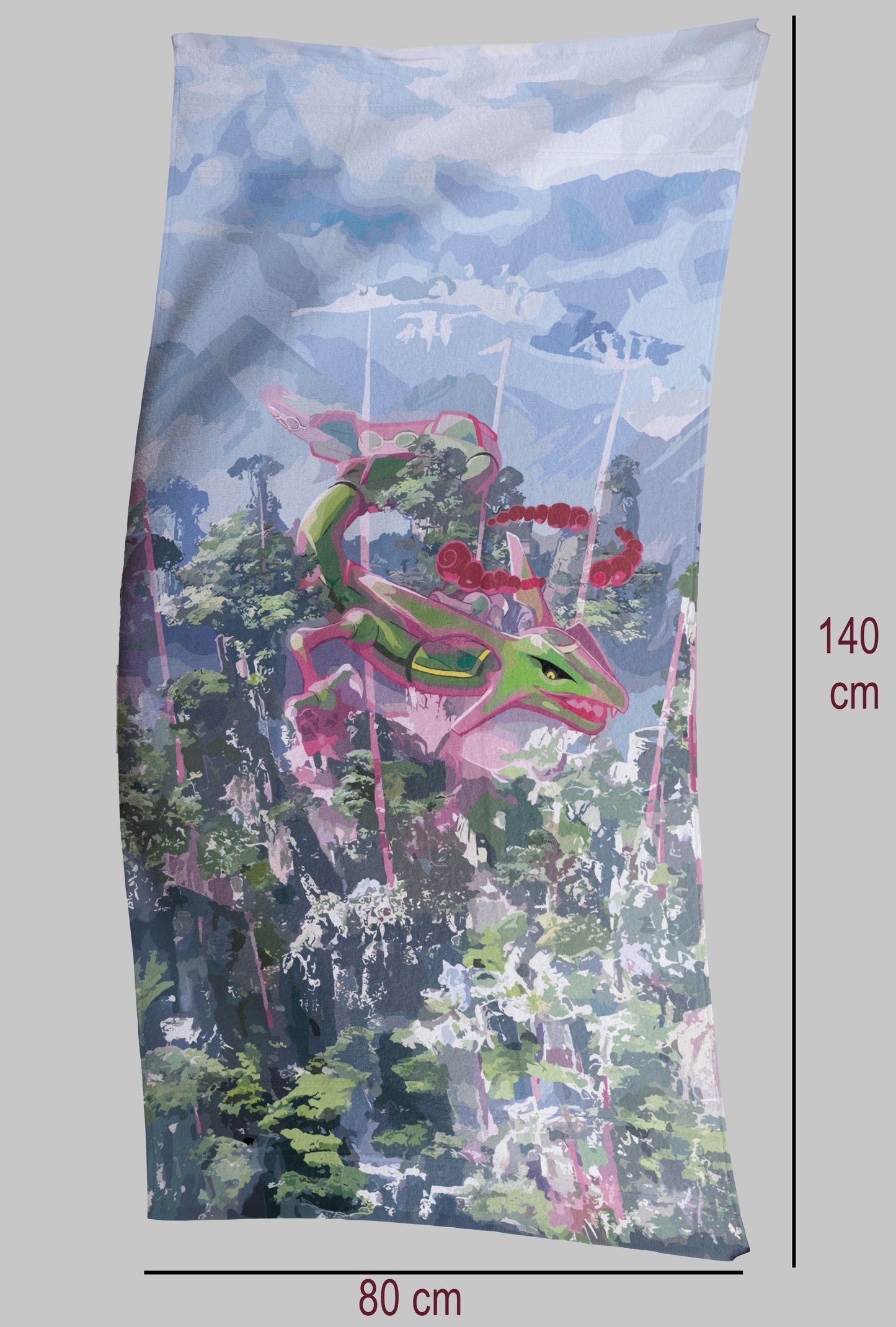 Toalla Estandar Pokemon Rayquaza Vmax AA