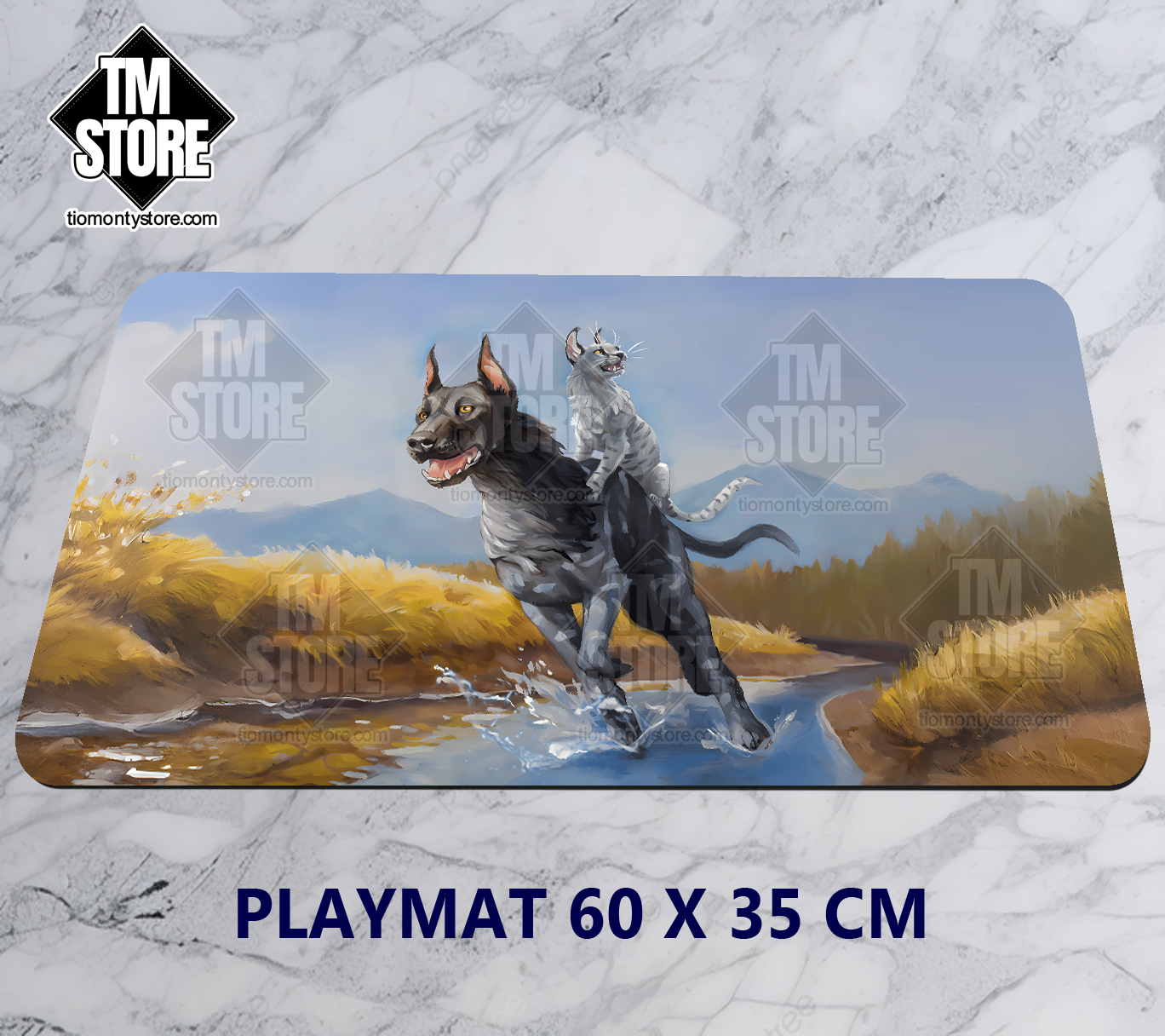 Playmat MTG - Rin and Seri Inseparable (Secret Lair)