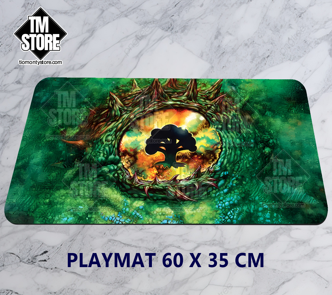 Playmat MTG - Tarkir Forest Art