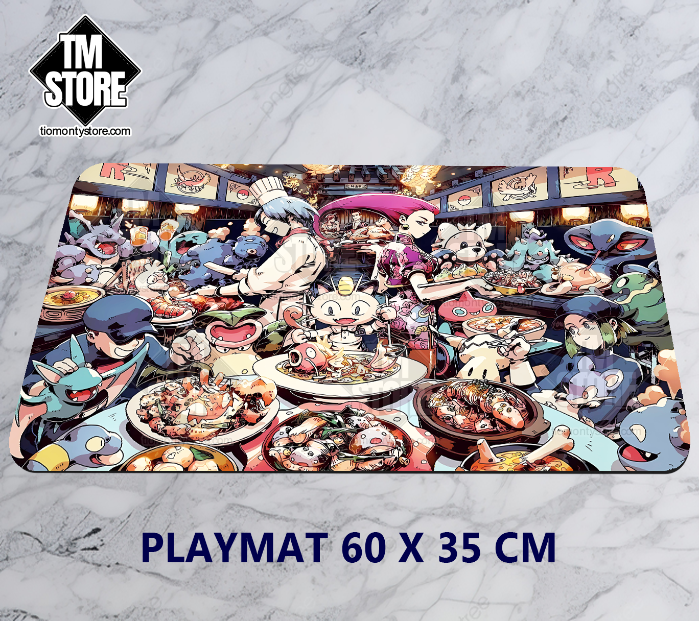 Playmat Pokémon - Team Rocket´s Restaurant