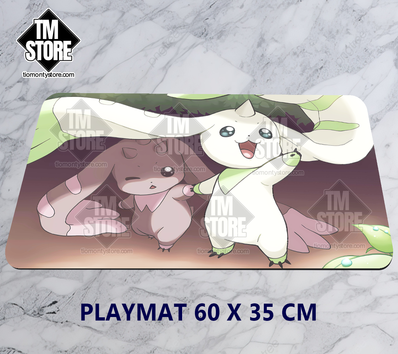 Playmat Digimon - Terriermon & Rockmon