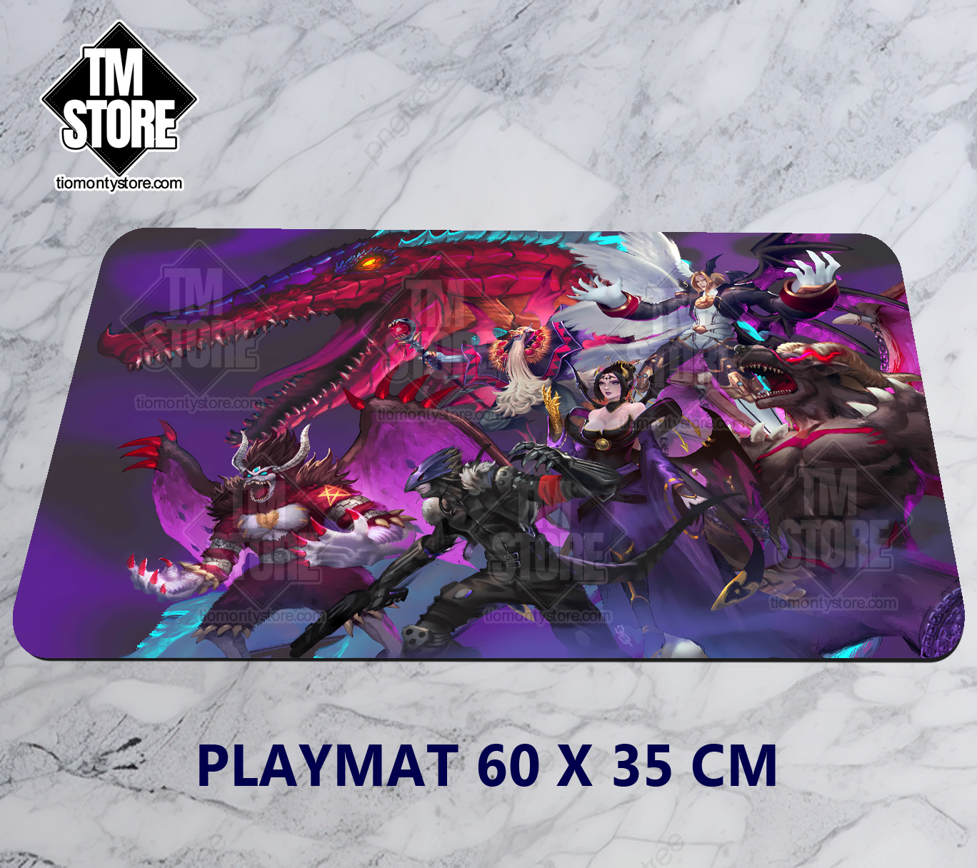 Playmat Digimon - The Seven Great Demon Lords Op.1