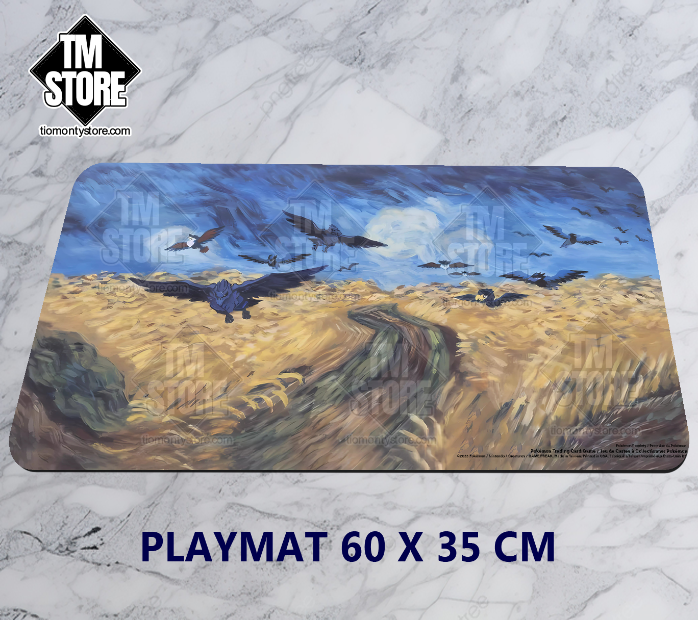 Playmat Pokémon Van Gogh x Corviknight