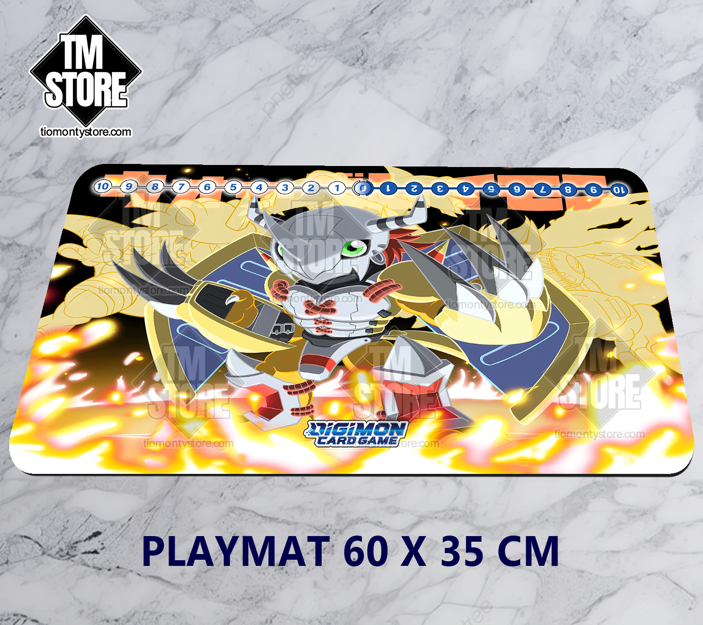 Playmat Digimon - Wargreymon Chibi