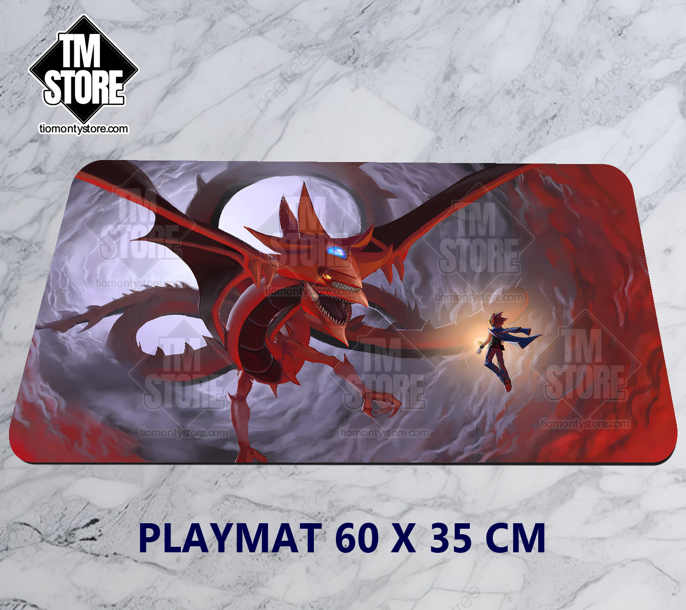 Playmat Yu-Gi-Oh - Yami Yugi & Slyfer Op.2