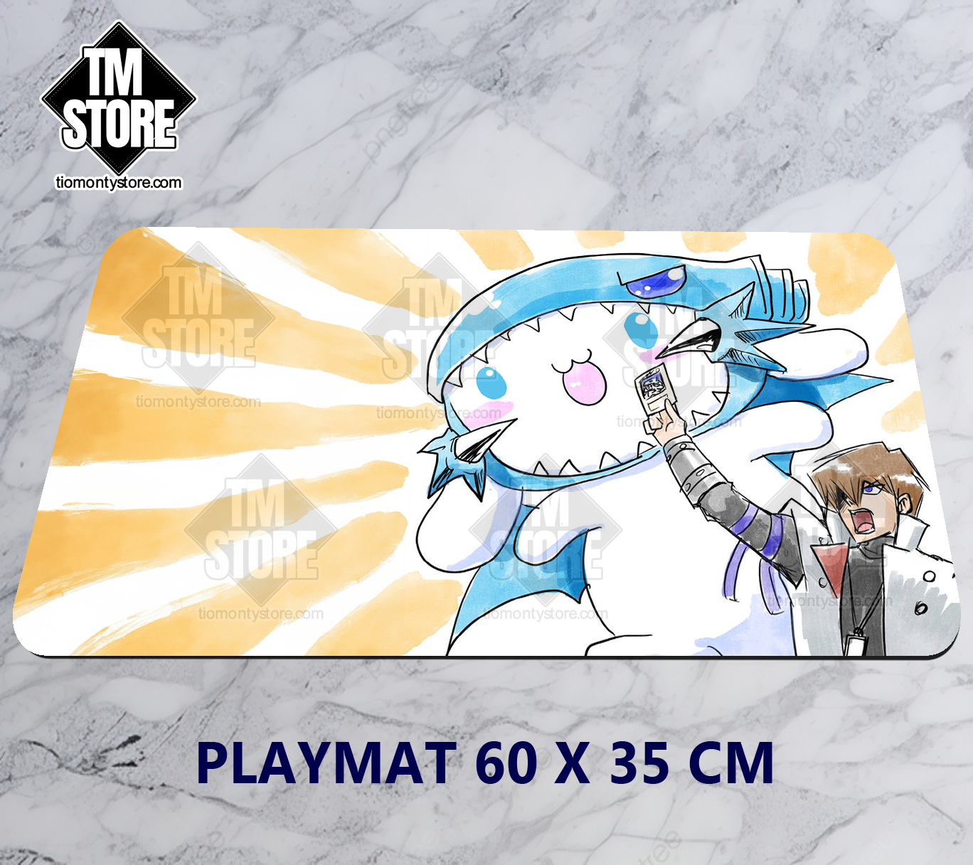 Playmat Yu-Gi-Oh Yugioh x Sanrio Blue Eyes Withe Dragon
