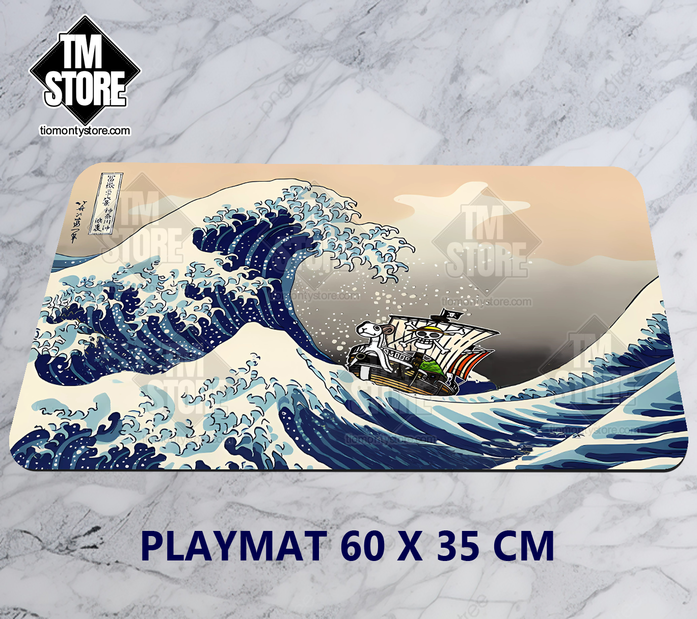 One Piece Big Wave Playmat