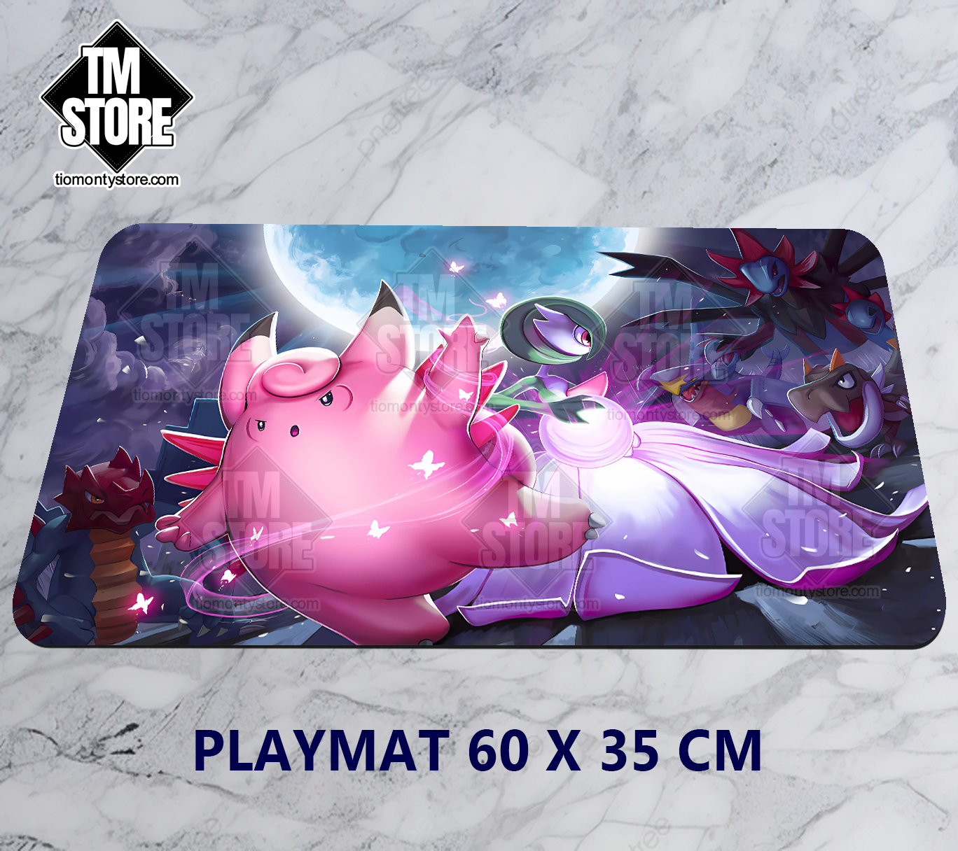 Pokémon Dragonslayers Clefable & Gardevoir Playmat