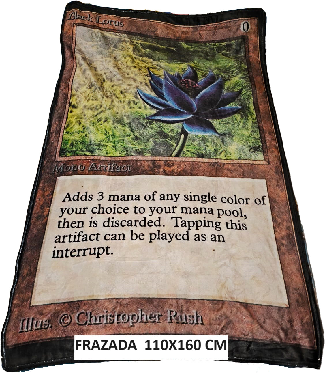 Frazada Viajera Black Lotus MTG TCG