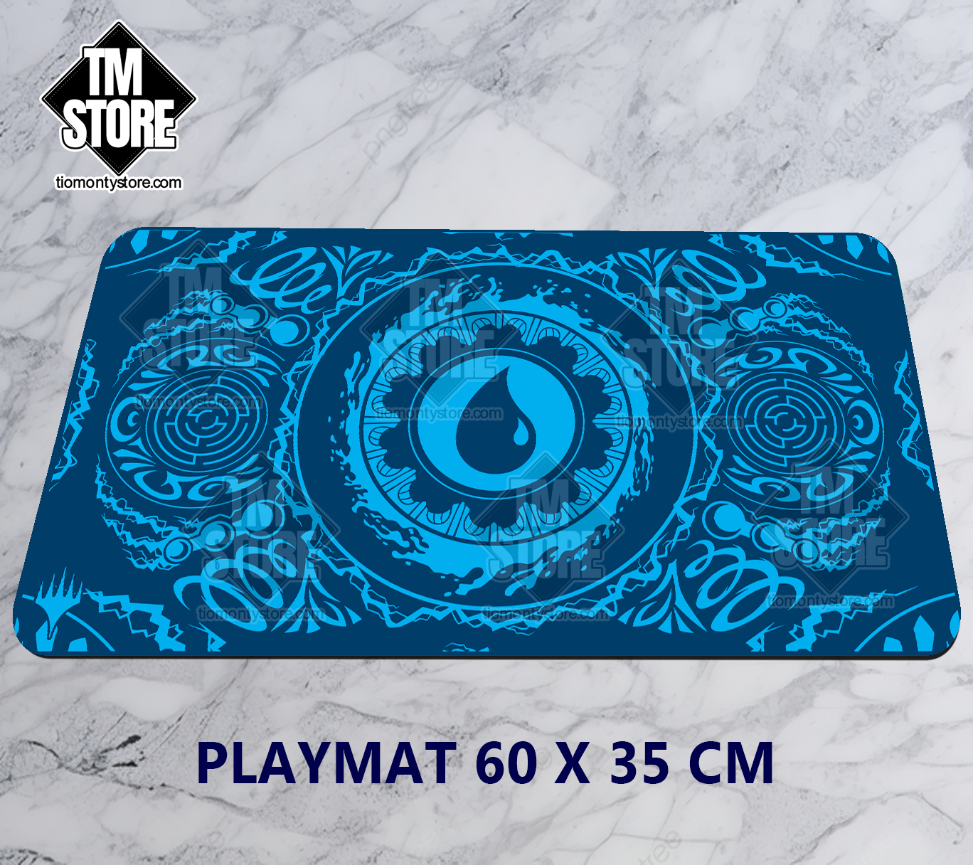Playmat MTG - Island mana