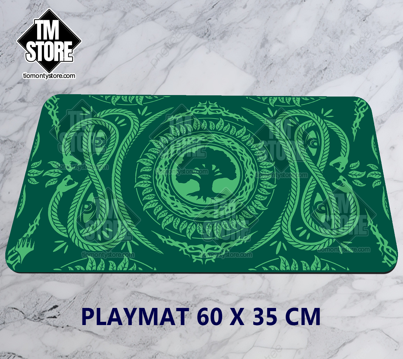 Playmat MTG - Forest mana