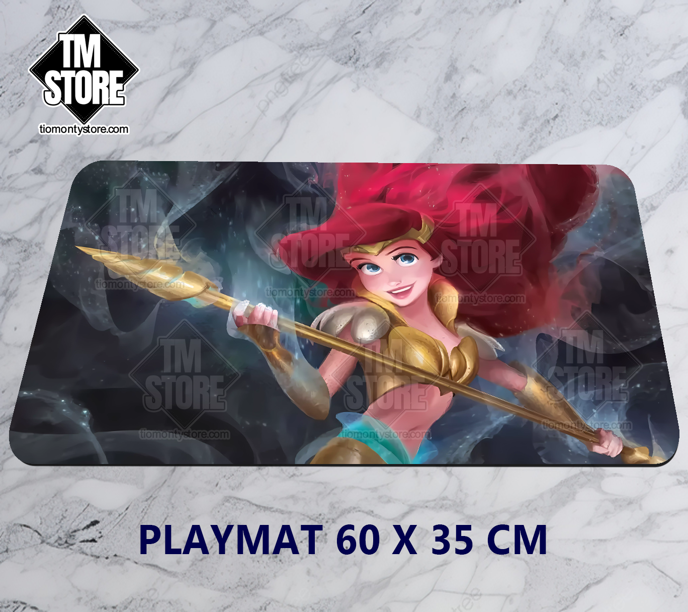 Playmat Lorcana Ariel - Sonic Warrior Enchanted