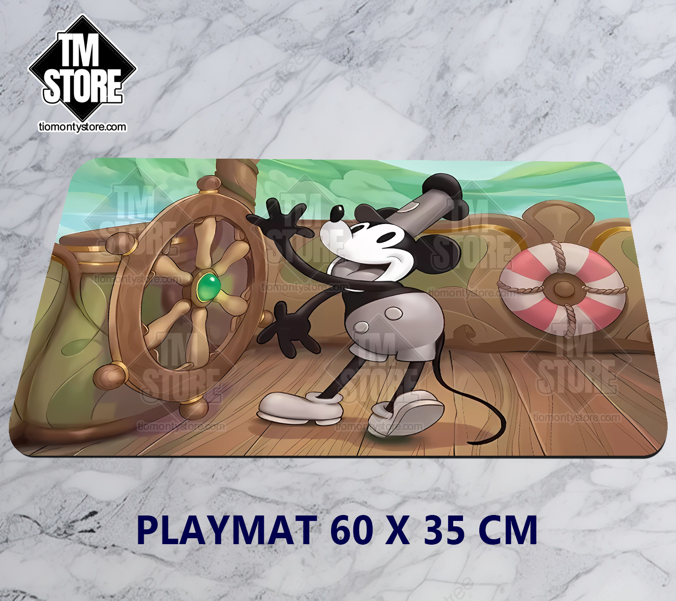 Playmat Lorcana Mickey Mouse - Steamboat Pilot