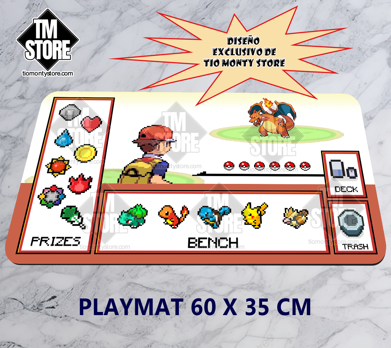 Pokémon Playmat - Pokemon GBA Art Exclusive TM Store OP. 1