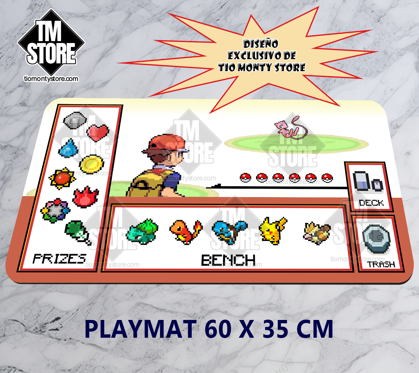 Playmat Pokémon - Pokemon GBA Art Exclusive TM Store OP. 2