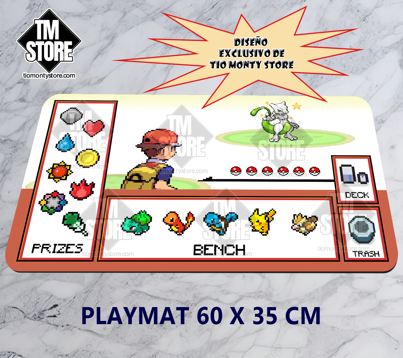 Playmat Pokémon - Pokemon GBA Art Exclusive TM Store OP. 3