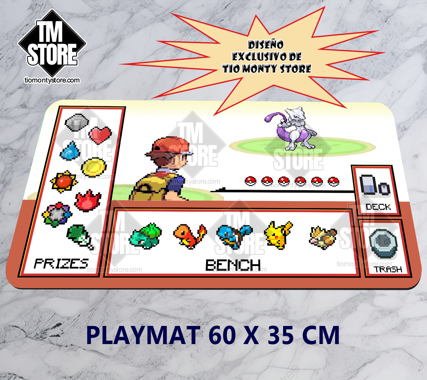 Playmat Pokémon - Pokemon GBA Art Exclusive TM Store OP. 4