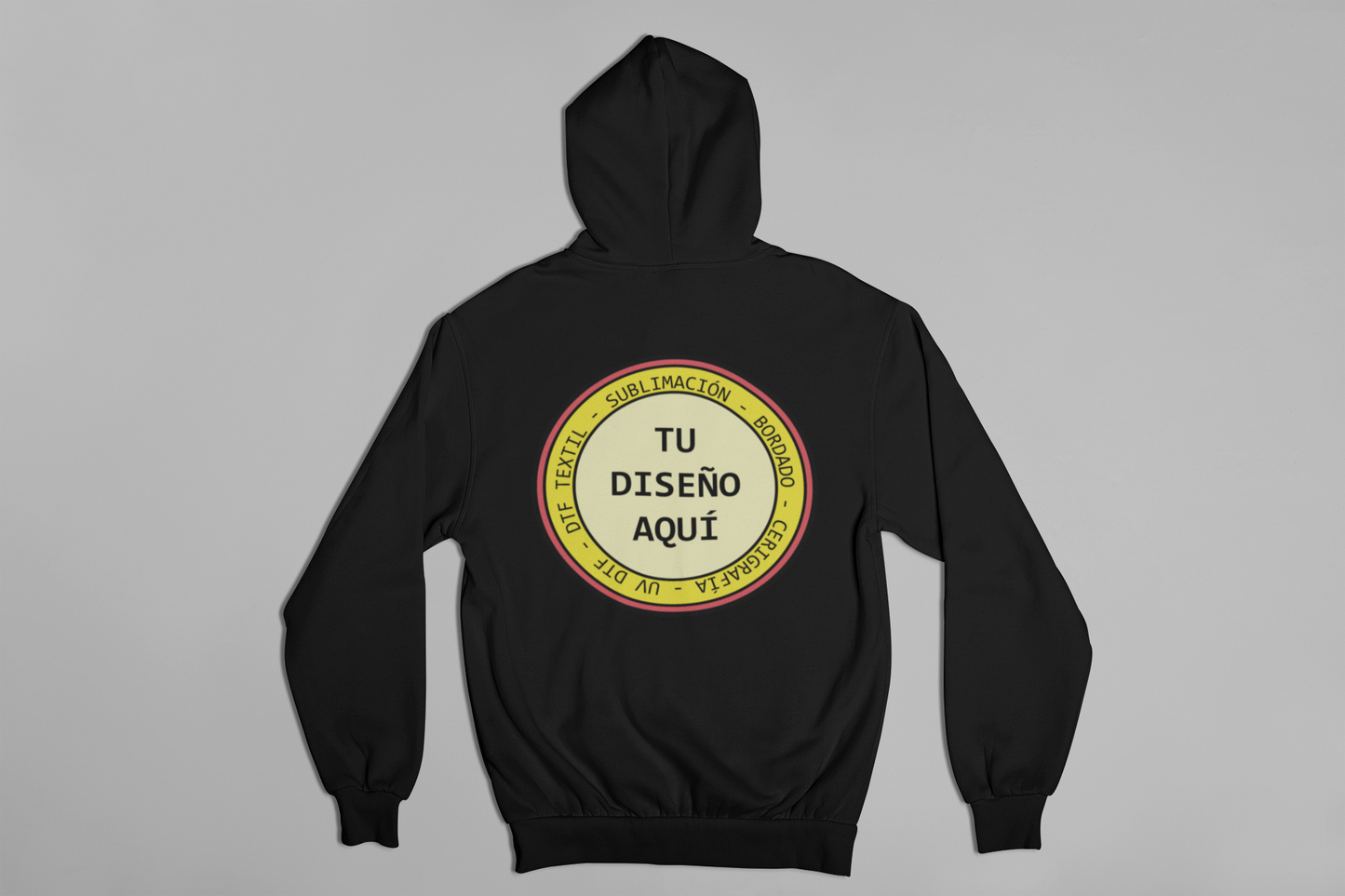 Sudadera Hoodie Full Zip Adulto talla 2XL Estampado DTF