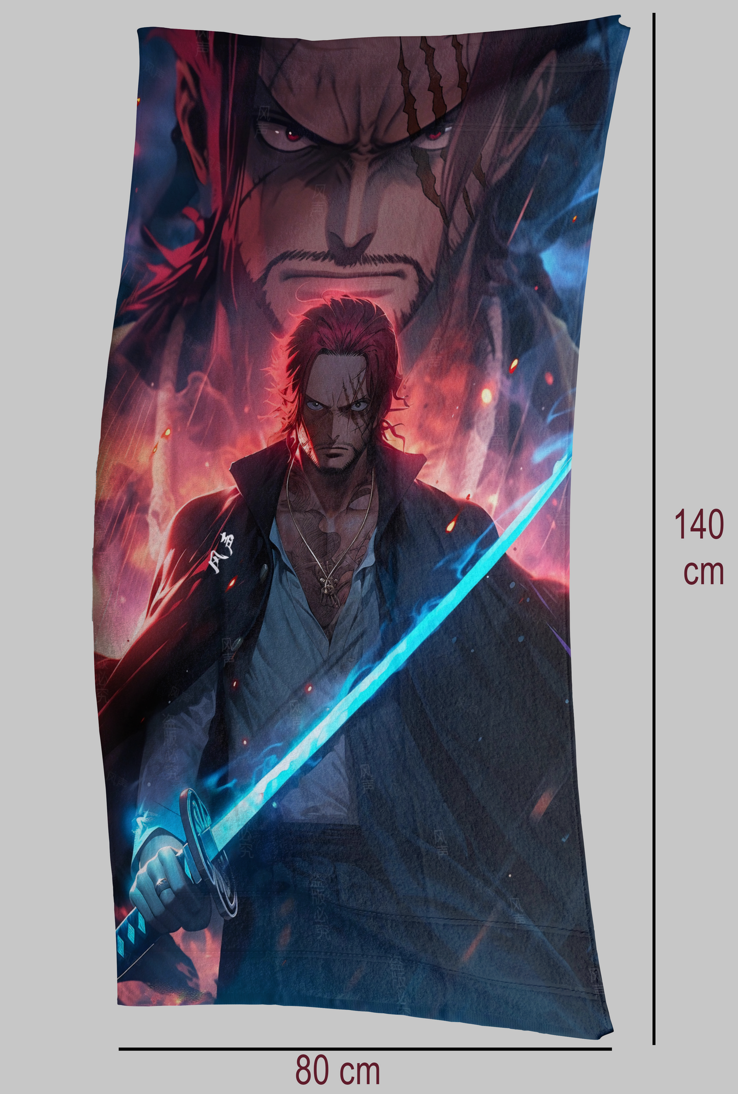 One Piece Shanks Standard Towel