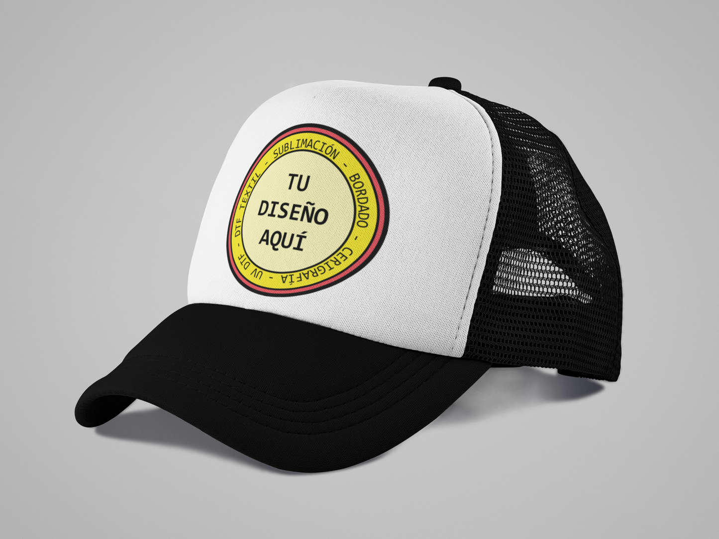 Gorra Red Bitono Visera Curva Sublimada