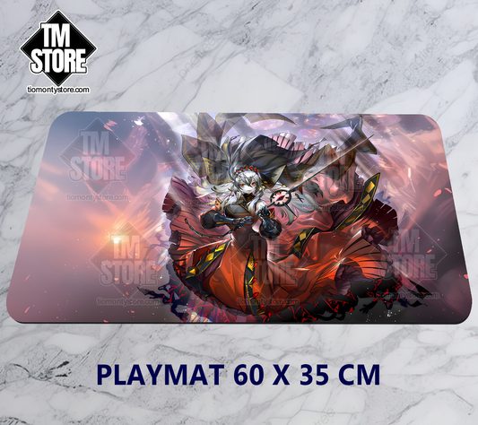 Playmat Yu-Gi-Oh Blazing Cartesia, the Virtuous
