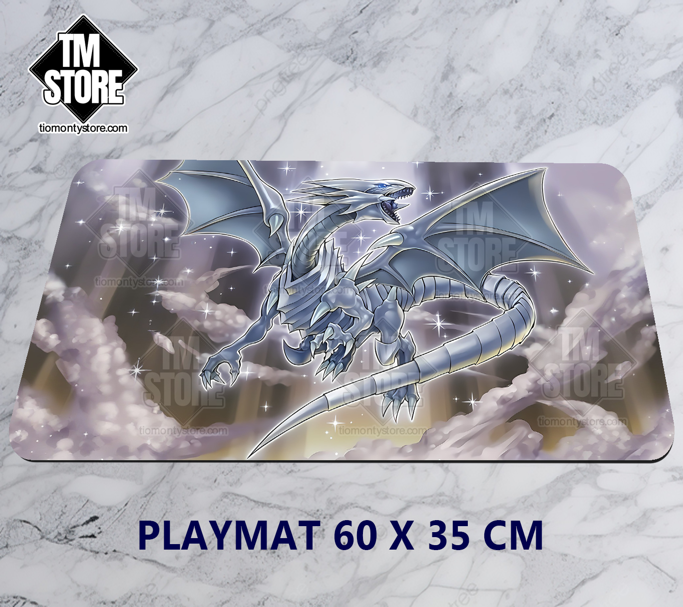Playmat Yu-Gi-Oh Blue Eyes White Dragon Op. 6