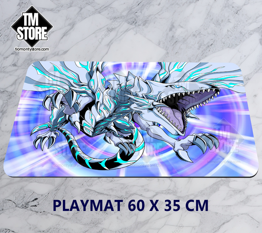 Playmat Yu-Gi-Oh Blue Eyes White Dragon Op.2