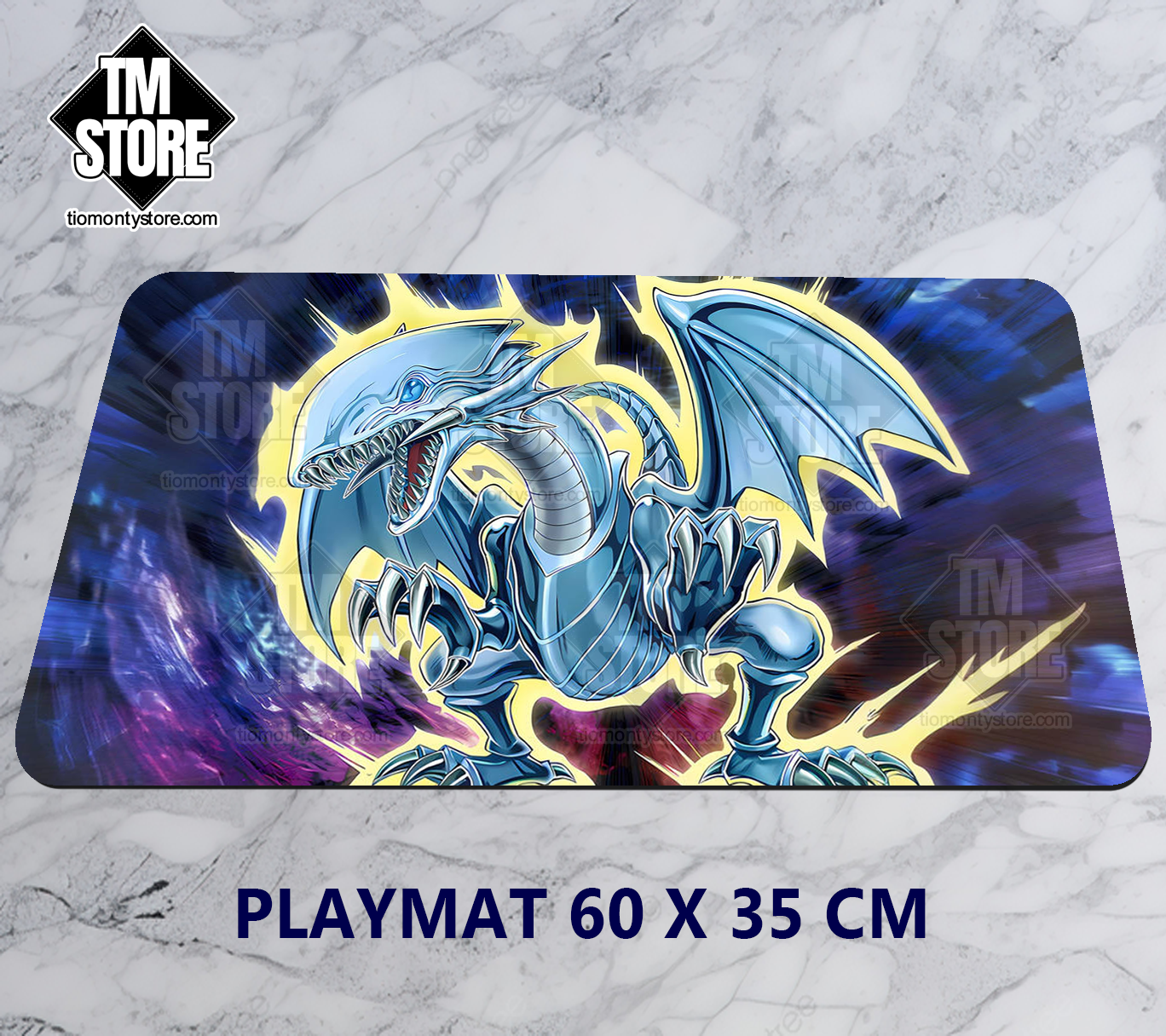 Playmat Yu-Gi-Oh Blue Eyes White Dragon Op.9