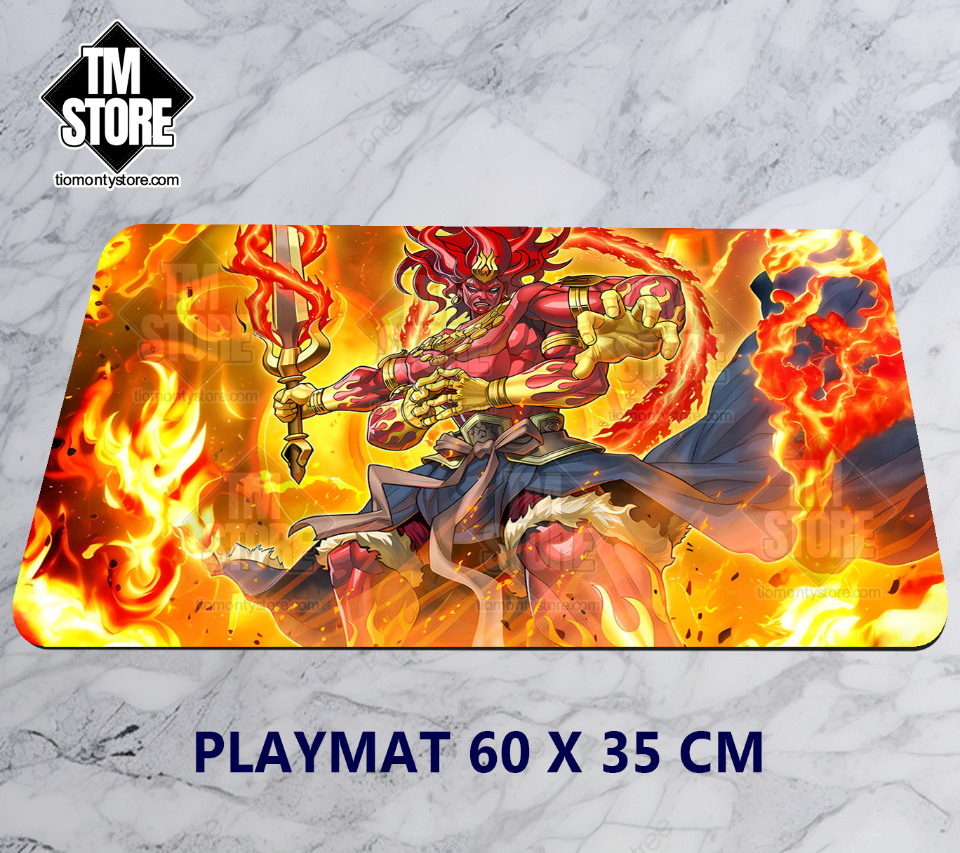 Playmat Yu-Gi-Oh Cataclysmic Scorching Sunburner